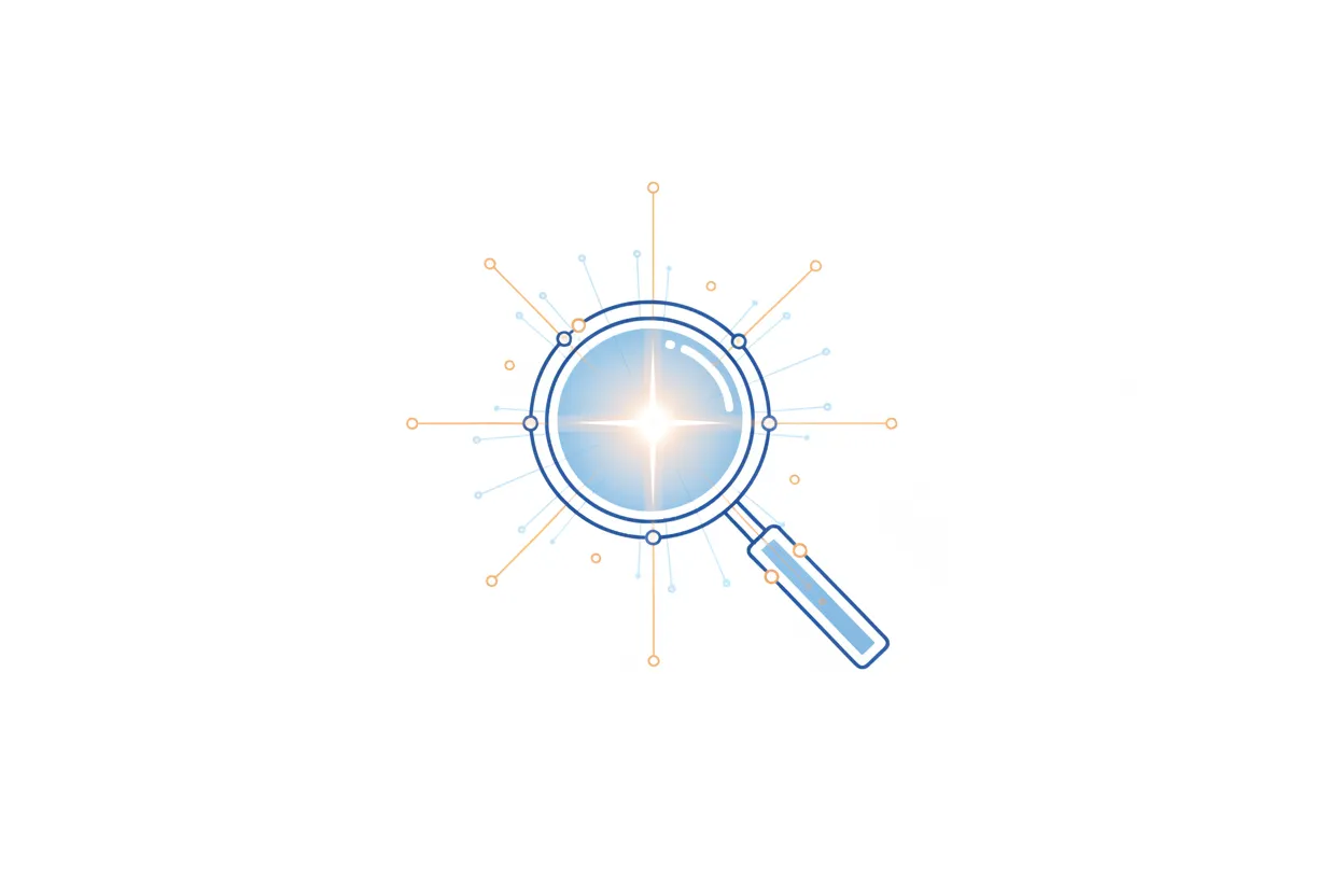 Abstract illustration representing customer clarity and focus